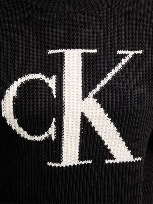 Maglione a collo alto con logo Calvin Klein Jeans | LV047D349GUB1